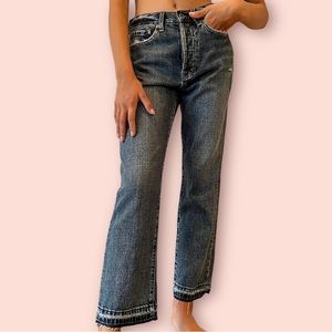 Pistola button fly crop jeans - 26